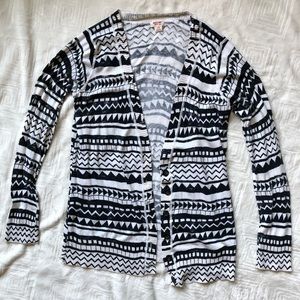 Mossimo Printed Cardigan